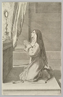 Wimple Gallery: St. Claire, 1667. Creator: Claude Mellan