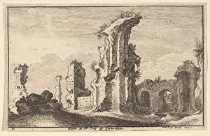 Sebastiaan Francx Prints: St. Croix de Jerusalem, 1650. Creator: Wenceslaus Hollar