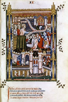 Images Dated 27th November 2006: St Denis preaching, 1317