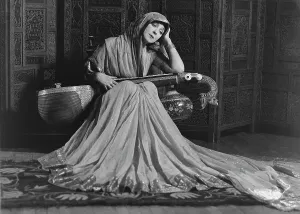 Miss Ruth St Denis Prints: St. Denis, Ruth, portrait photograph, 1933 Feb. 26. Creator: Arnold Genthe