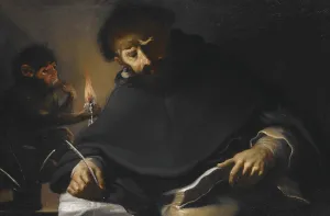 Friar Prints: St Dominic and the Devil, about 1630. Creator: Pietro della Vecchia