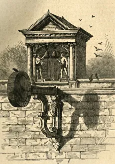 Bells Prints: St. Dunstans Clock, 1897. Creator: Unknown
