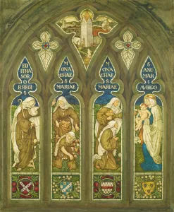 Nuns Prints: St Editha and the Nuns of St Mary, 1908. Creator: Thomas Matthews Rooke