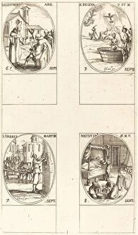 Abbot Collection: St. Eleutherius, Abbot; St. Regina; St. John; The Nativity of the Virgin
