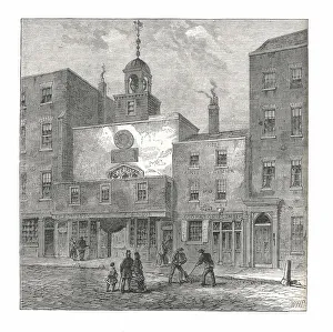 St Ethelburgas Church, 1878. Artist: Walter Thornbury