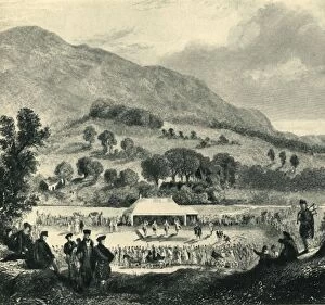 Perth And Kinross Gallery: St. Fillans Games, 1845, (1946). Creator: Unknown