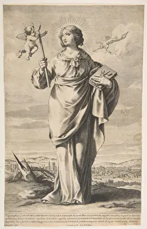 Genevieve Prints: St. Genevieve. n. d. Creator: Gilles Rousselet