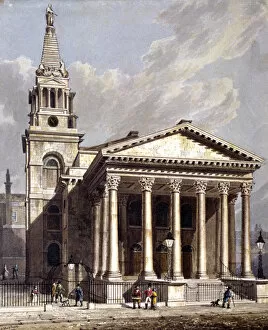 St George Gallery: St George, Bloomsbury, Holborn, London, 1811. Artist: George Shepherd
