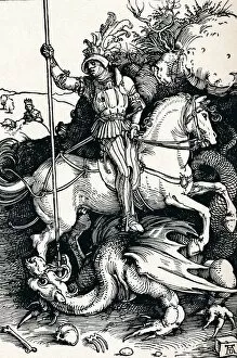 St George and the Dragon, 1505 (1906). Artist: Albrecht Durer