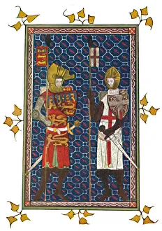 St. George and Plantagenet Earl of Lancaster, c1295, (1903)