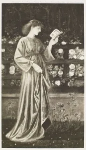 Hobbies Prints: St George Series - The King's Daughter or The Princess in the Garden