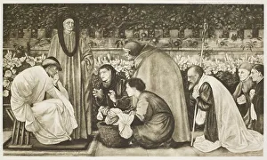 Burne Jones Edward Prints: St George Series - The Petition to the King, c1860s, (1900). Creator: Unknown