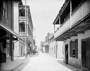 Florida United States Of America Prints: St. George St. St. Augustine, Fla. between 1900 and 1910. Creator: Unknown