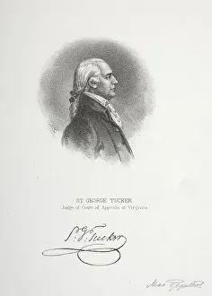 19th 20th Century Gallery: St. George Tucker, Judge of Court of Appeals of Virginia. Creator: Max Rosenthal (American