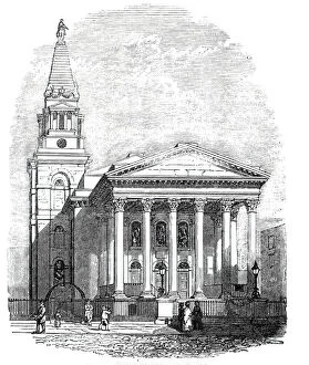 Camden Gallery: St George's, Bloomsbury, 1844. Creator: Unknown