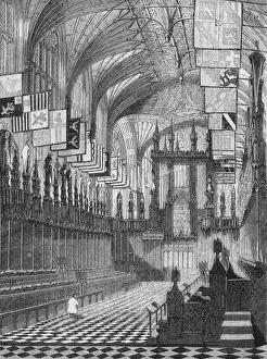 St. Georges Chapel, Windsor, 1845. Artist: John Jackson