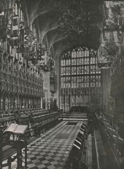 King Of Britain Gallery: St Georges Chapel, Windsor, 1910. Creator: Unknown