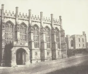 Fox Talbot Prints: St. Georges Chapel, Windsor, c. 1843 / 47. Creator: William Henry Fox Talbot