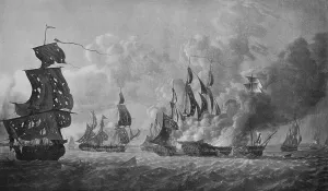 Channel Islands Prints: St Georges Day, 1794, c1795. Artist: Robert Dodd