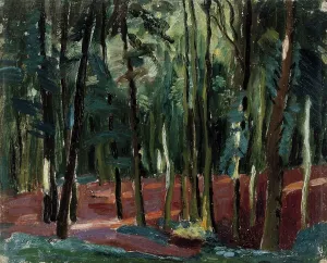 Ollila Yrjo Prints: St. Germainen metsää, 1924. Creator: Yrjö Aleksander Ollila