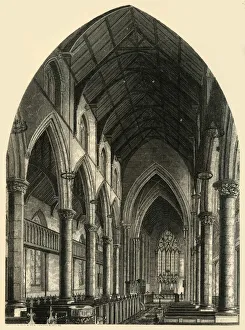 Sir George Gilbert Scott Prints: St. Giles Church, Camberwell, (c1878). Creator: Unknown