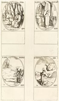 Saint Anne Gallery: St. Giles; St. Lupus; St. Anne; St. Nonnosus. Creator: Jacques Callot