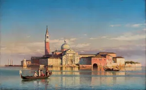 Grand Canal Prints: St. Giorgio Maggiore in Venice, n.d. c1860-1890. Creator: Carl Neumann