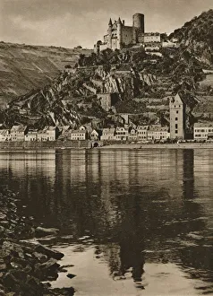 St. Goarshausen. Burg Katz, 1931. Artist: Kurt Hielscher