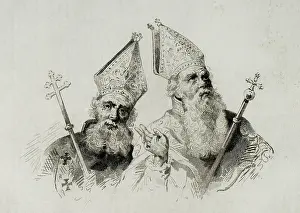 4th Century Prints: St Gregory the Enlightener, (257-c330)