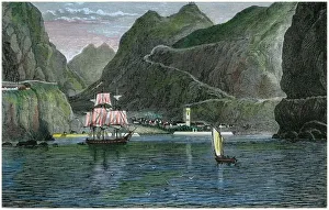 St Helena Prints: St Helena, c1875