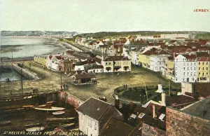 Channel Islands Prints: St. Heliers Jersey from Fort Regent, 1906. Creator: Unknown