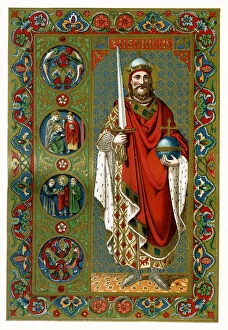 Images Dated 1st August 2007: St Henry, Holy Roman Emperor, 1886