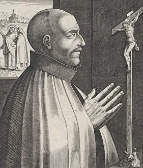 Saint Ignatius Of Prints: St. Ignatius of Loyola, from the series Male Founders of Religious Orders, before 1610