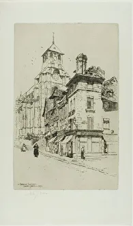 Watson Charles John Prints: St. Jacques, Lisieux, 1890. Creator: Charles John Watson
