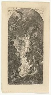 Disciple Gallery: St. James the Greater Preaching, ca. 1764. Creator: Martin Johann Schmidt