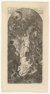 James St Prints: St. James the Greater Preaching, ca. 1764. Creator: Martin Johann Schmidt