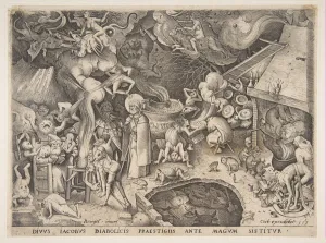 Magic Prints: St. James and the Magician Hermogenes from The Story of the Magician Hermogenes, 1565