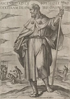 Aelst Nicolaus Van Collection: St. James Major, late 16th century. late 16th century. Creator: Antonio Tempesta