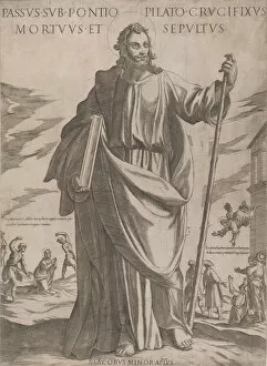 Antonio Collection: St. James Minor, from Christ, Mary and the Apostles, ca. 1590-ca. 1610