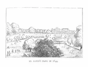 Chatto And Windus Gallery: St. James Park in 1644, c1870