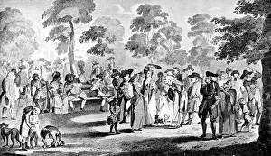 Bunbury Prints: St James Park, 1783. Artist: Henry William Bunbury