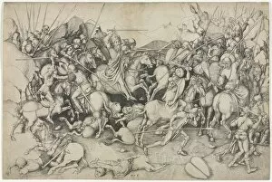 Attributed To Gallery: St. James and the Saracens, 15th Century. Creator: Martin Schongauer (German, c.1450-1491)