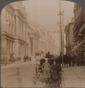 Quebec Prints: St. James Street, Montreal, Canada, 1900