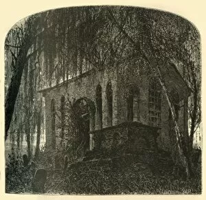 Spanish Moss Gallery: St. Jamess Church, Goose Creek, 1872. Creator: W. J. Linton
