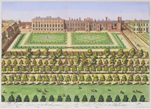 The Mall Prints: St Jamess Palace, London, 1730. Artist: Johannes Kip