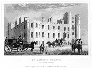 Pall Mall Prints: St Jamess Palace, Pall Mall, Westminster, London