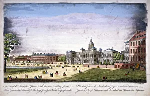 St Jamess Park and Horse Guards, Westminster, London, 1752(?). Artist: T Loveday