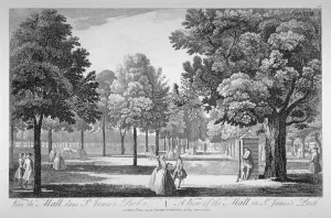 St Jamess Park, Westminster, London, 1745. Artist: William Henry Toms