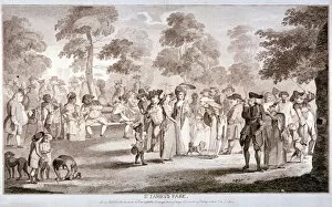Bunbury Collection: St Jamess Park, Westminster, London, 1783