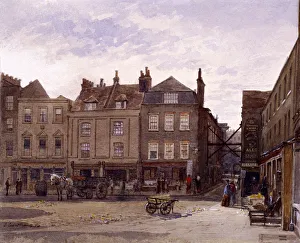 St Jamess Place, Aldgate, 1884. Artist: John Crowther